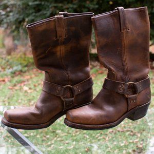 Frye Leather Moto Boots